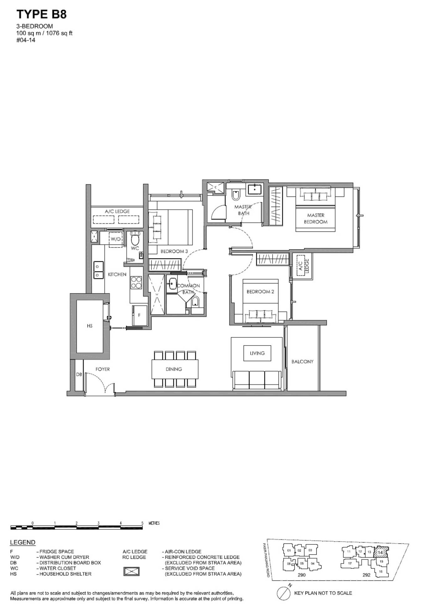 The Hillshore floorplan